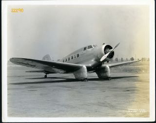 Larger Size Vintage Press Photograph,  Northrop Delta Airplane,  Aircraft 1940 