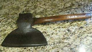 Antique Vintage Large Broad Head Hewing Axe,  Primitive Large Ax Awesome Look