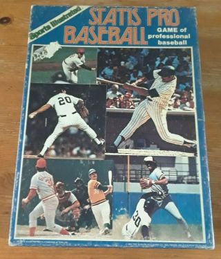 Vintage Sports Illustrated Statis Pro Baseball Board Game 1984 Season Edition