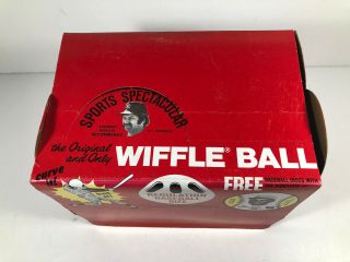 1978 Wiffle Ball Case Empty Display Box Thurman Munson Yankees Regulation Size