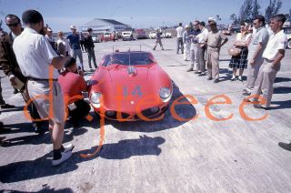 1961 Sebring 12 Phil Hill Ferrari 250 Tri/61 - 35mm Racing Slide