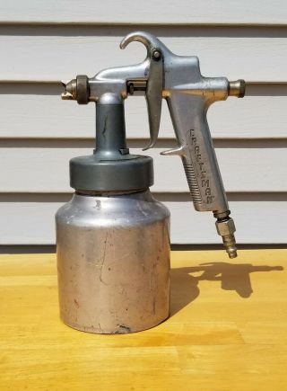 Vintage Craftsman Paint Sprayer Gun With Canister Aluminum Metal 283.  155831