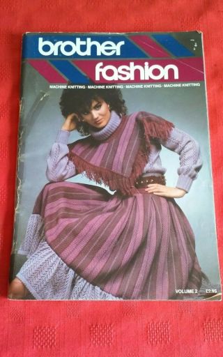 Vintage Brother Knitting Machine Pattern Book Brother Fashion Volume 2 Imported