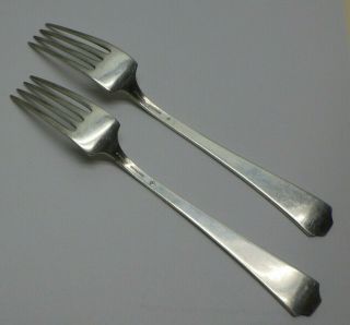2 Gorham FAIRFAX 1910 Sterling Silver Forks No Mono 7 3/8 