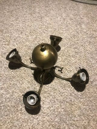 Casablanca Willamsburg Ceiling Fan Light Kit K4c - 4 Antique Brass