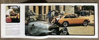 1975 MG MGB & V8 British sales brochure 3