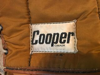 Vintage Cooper Leather Hockey Goalie Glove R Hand,  2 hockey gloves championship 2
