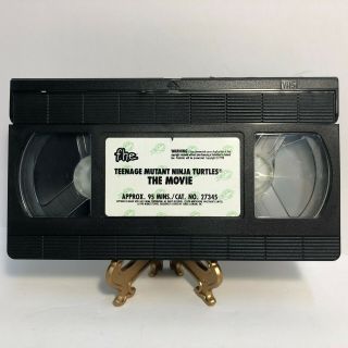 Vintage Teenage Mutant Ninja Turtles TMNT The Movie VHS 1990 Kids 3