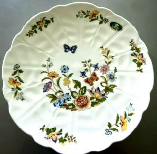 Vintage Aynsley Fine Bone China " Cottage Garden " Flora Dinner Plate - England -