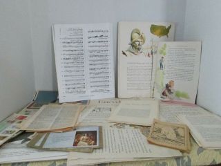 Vintage Book Pages,  Music Sheets,  Ads For Junk Journals,  Scrapbooking Over 170 P