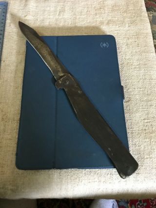Revolutionary War 18th Century Iron Folding Jackknife 7 1/2 Inch Closed