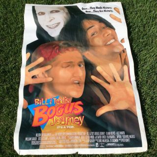 Bill Ted’s Bogus Journey Vintage Movie Poster 41 " X 27 " Reverse Image