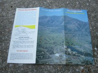 Vintage Will Rogers Shrine Cheyenne Mountain Zoo Ad Flyer Colorado