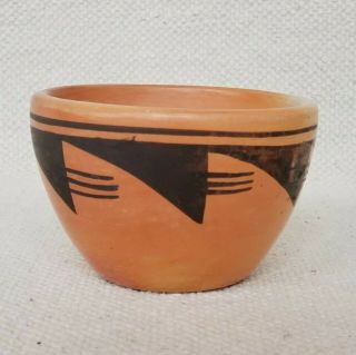 Vintage Hopi Pueblo Pottery Olla Pot Miniature Native American Indian Red Clay