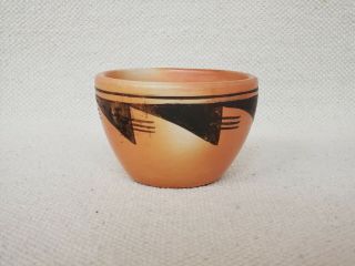 Vintage Hopi Pueblo Pottery Olla Pot Miniature Native American Indian Red Clay 2