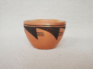 Vintage Hopi Pueblo Pottery Olla Pot Miniature Native American Indian Red Clay 3