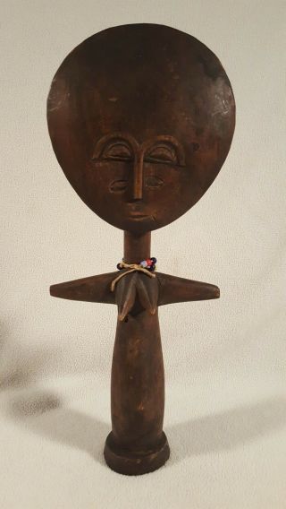 Antique African Wood Carving Sculpture Primitive Art Akuaba Fertility Doll
