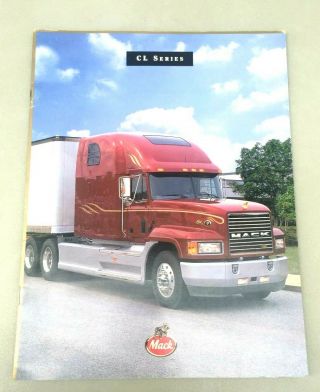 Mack Truck Bulldog 1995 Sales Brochure Cl Series Trucks 12 Pages