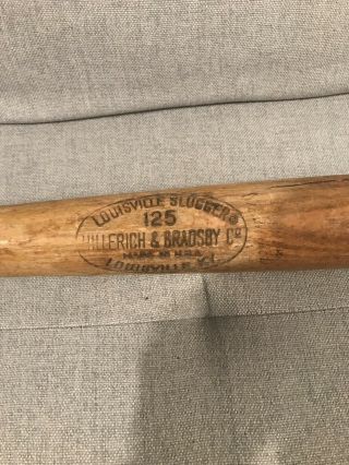 Louisville Slugger Vintage Wood Baseball Bat JR6 125 Jackie Robinson R17 2