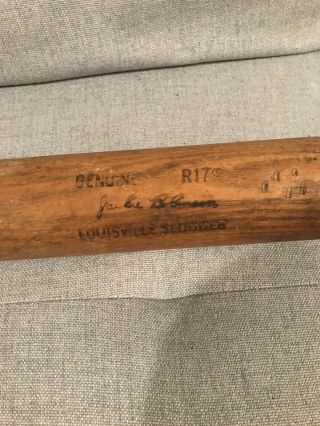 Louisville Slugger Vintage Wood Baseball Bat JR6 125 Jackie Robinson R17 3