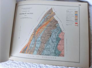 Vintage 1884 Second Geological Survey Color Maps Mostly Counties Detached Covers
