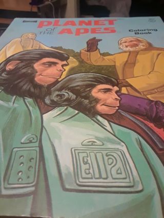 Vintage Planet Of The Apes Coloring Book Atrcraft.
