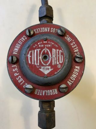 Vintage Alondra Inc.  Filt - O - Reg In Line Fuel Regulator Filter