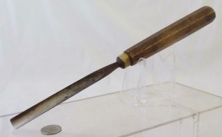 Vintage Dastra German Made Wood Carving Chisel 7 Sweep 7/16 " Cut 10.  5 " Long