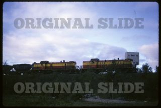 Orig 1964 Slide - Lake Superior & Ishpeming Ls&i Alco Rs3 Michigan Railroad Mi