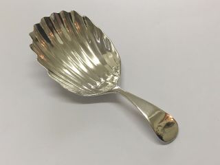 Stunning Georgian Solid Silver Caddy Spoon By G Smith & T Hayter London 1800