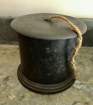 Antique Country Store Counter Top Mercantile Cast Iron String Holder