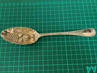 A Fine Solid Silver Berry Spoon 1743 Richard Gosling