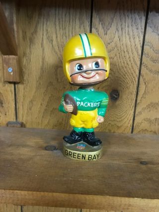 Vintage Green Bay Packers 1960’s Bobblehead