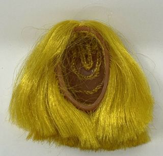 Vintage Barbie Color Magic Wig Lemon Yellow