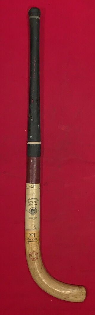 Antique Mitchell & Ness Of Philadelphia Mcc Brand Wood Field Hockey Stick Early