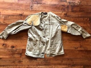 Vtg Shooting Jacket 10 X Imperial Reeves Army Twill Hunting Size 44