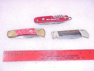 Vintage Khyber Folding Lockback Knife/ Made In Japan,  Yellowstone Plus 1 More