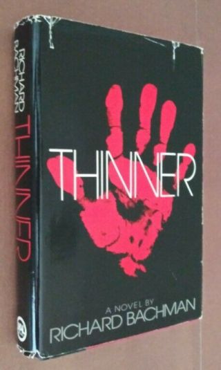 Vintage 1984 Thinner By Richard Bachman (king) Hardcover 1st Ed/4th Printing