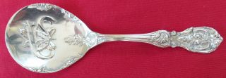 Francis I By Reed And Barton Sterling Silver Nut Spoon Christmas,  6 1/8 "