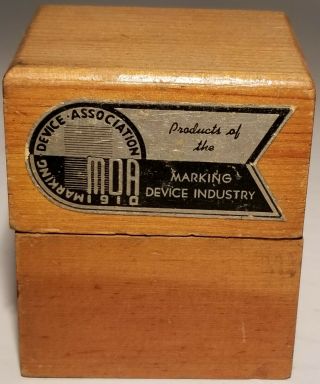 Vintage Marking Device Assoc.  1/16 In.  Machine Made Numerical Figure Punch Set