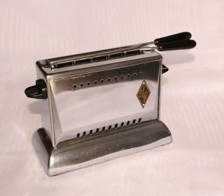 Rare Antique Single Slice Toaster W/ Removable Toast Rack