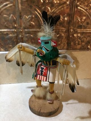 Vintage Eagle Dancer Navajo Kachina Signed