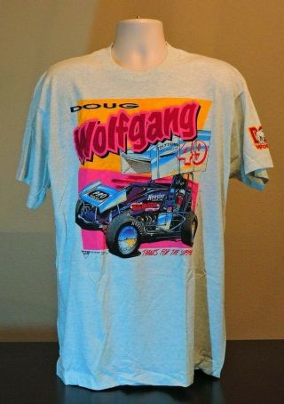 Authentic 1992 Doug Wolfgang Sprint Car T - Shirt