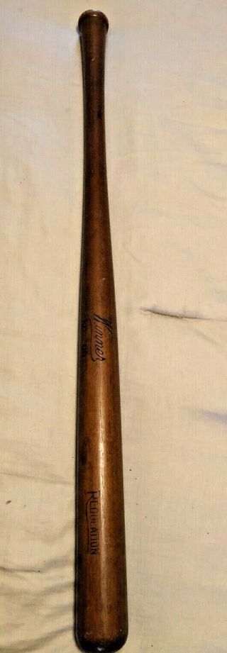 Winner No.  90 Regulation Vintage Antique Baseball Bat Solid Wood 33”