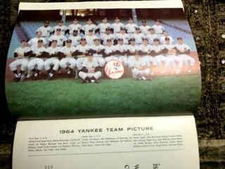 1964 World Series Game 3 Program St.  L Cardinals at York Yankees - Mantle HR 3