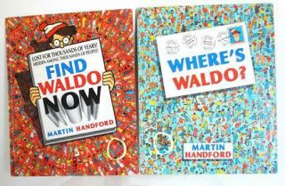 2 Vintage Where’s Waldo Books Hardcover Martin Handford Where’s Waldo And Find W