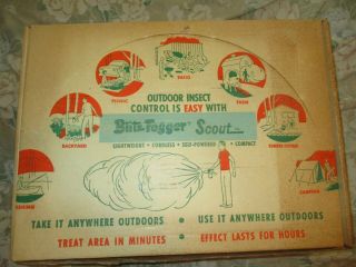 Blitz Fogger,  Scout - Vintage Outside Home Insecticide Fogger 1968 Northland Ind