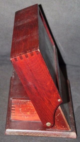 ANTIQUE 1919 The Boye Needle Company STORE DISPLAY Wooden CROCHET HOOK CASE 3