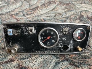 Vintage Volvo - Penta Dash Instrument Panel / Gauge