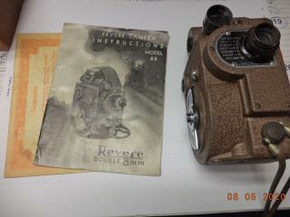 Vintage Revere Eight Model 88 8mm Movie Camera - Work R - 029